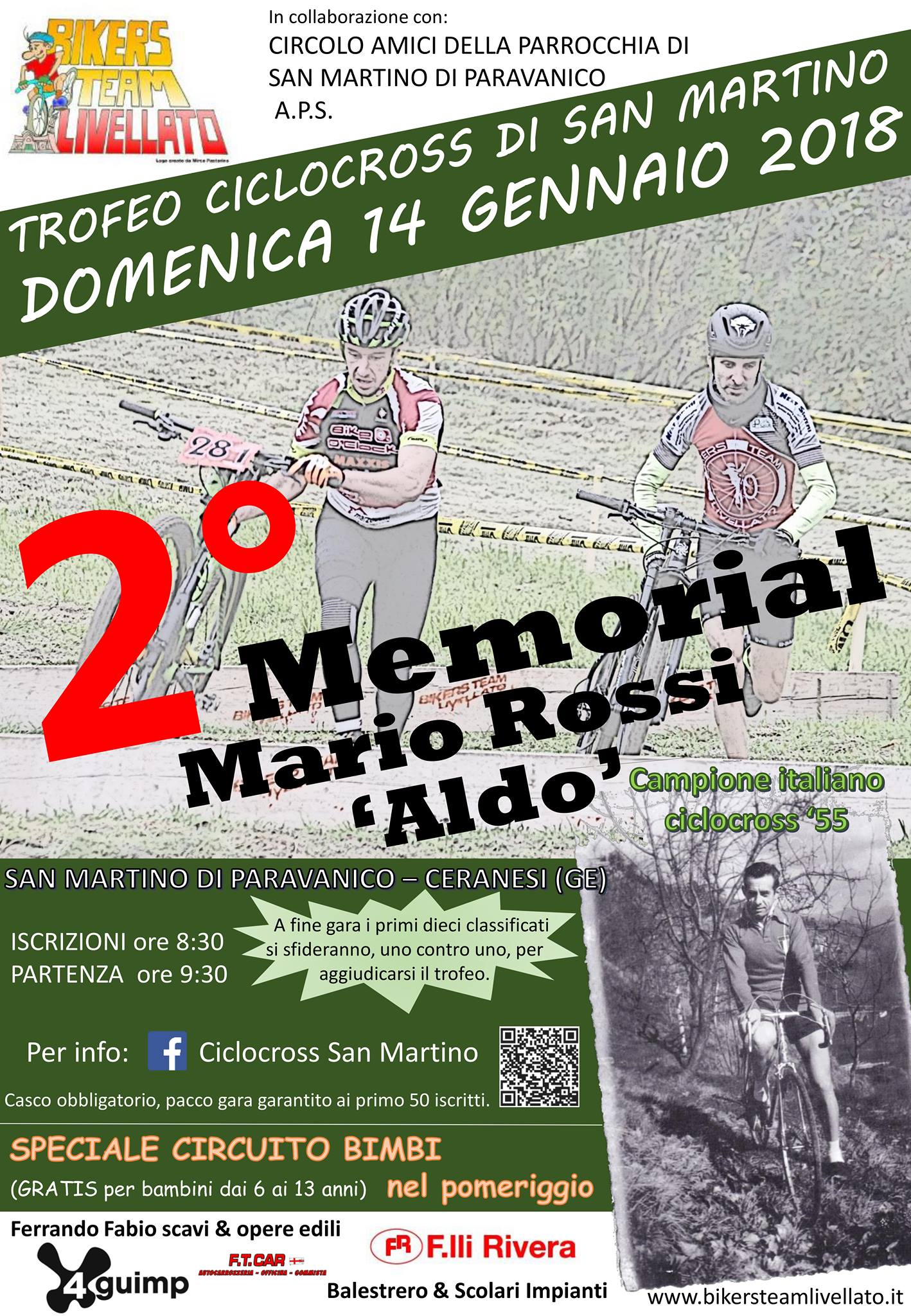 Scopri di più sull'articolo Ciclocross San Martino – Memorial Aldo Rossi