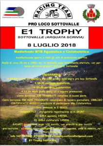 E1 Trophy 2018 – Gara di MTB ad Arquata Scrivia (AL)