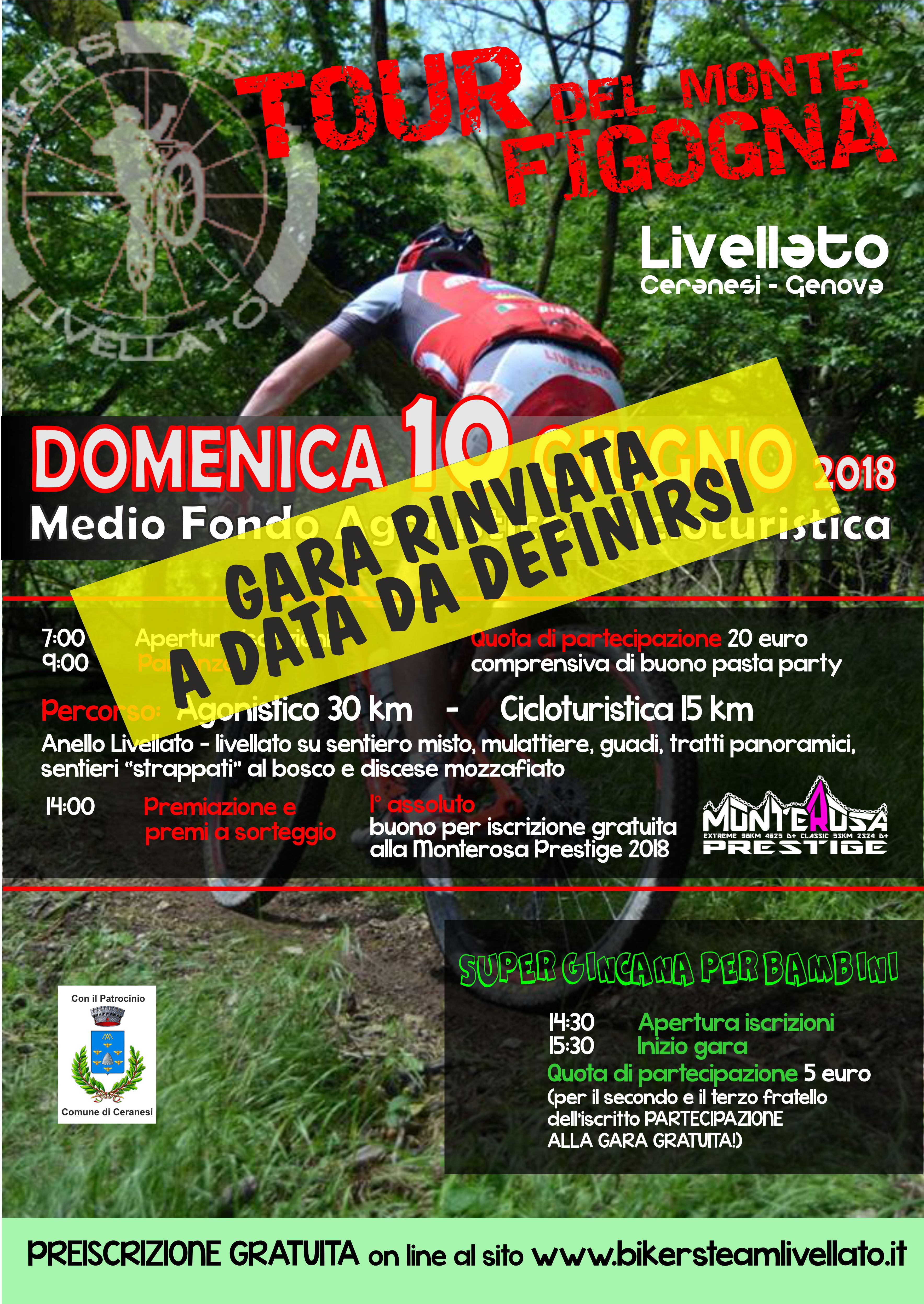 Read more about the article Tour Del Monte Figogna 2018 – Gara rinviata a data da destinarsi